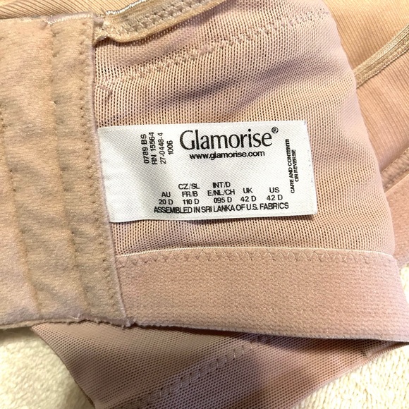 GLAMORISE 42D Wirefree Beige Bra - Picture 2 of 6